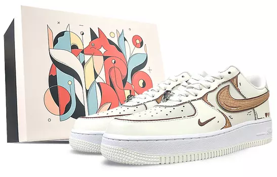 Обувь для скейтбординга Nike Air Force 1 унисекс, Off-white