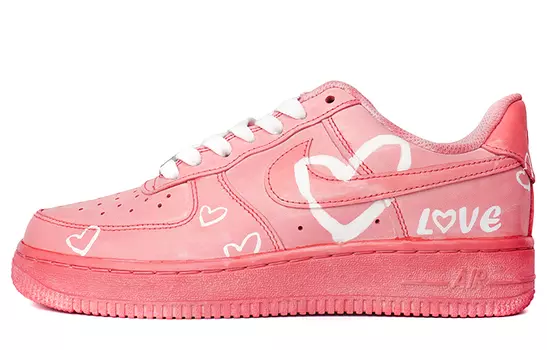 Кроссовки Nike Air Force 1 Skateboard Shoes Unisex Low-Top Pink