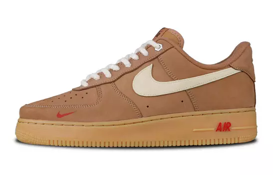 Обувь для скейтбординга Nike Air Force 1 унисекс, Red wheat