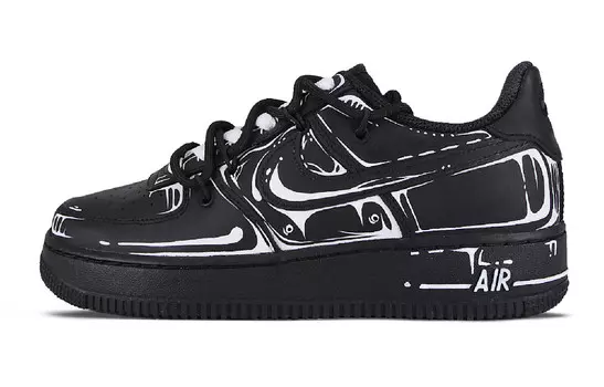 Обувь для скейтбординга Nike Air Force 1 унисекс, Black