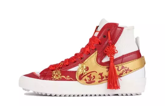 Обувь для скейтбординга Nike Blazer средней длины унисекс, Red