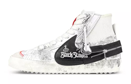 Кроссовки Nike Blazer Skateboard Shoes Unisex Mid-Top White