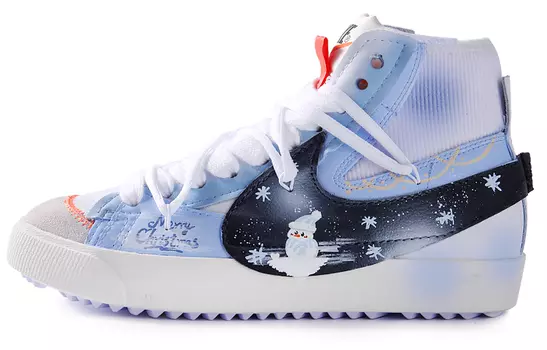 Обувь для скейтбординга Nike Blazer унисекс, Light Blue