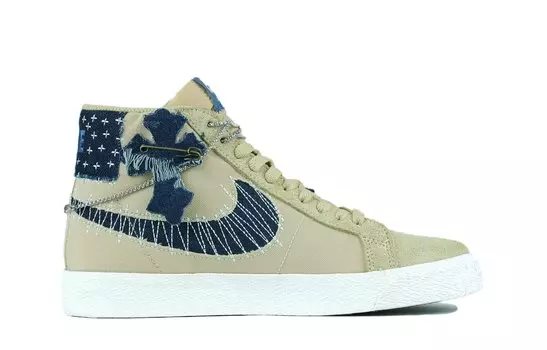 Обувь для скейтбординга Nike Blazer унисекс, Linen