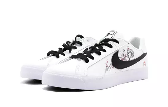 Обувь для скейтбординга Nike Court Royale унисекс, Black/White
