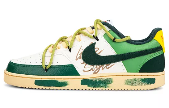 Обувь для скейтбординга Nike Court Vision Mid унисекс, зеленый