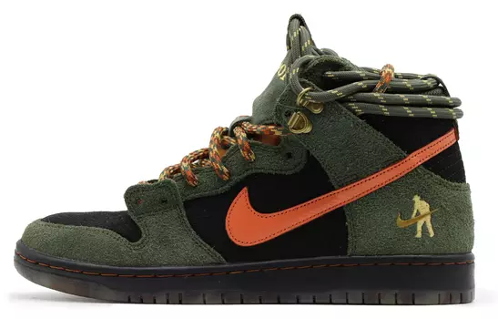 Обувь для скейтбординга Nike Dunk high унисекс, Green