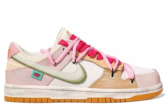 Обувь для скейтбординга Nike Dunk Low унисекс, Pink