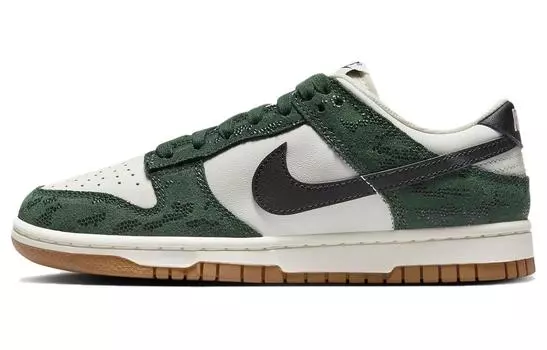 Обувь для скейтбординга Nike Dunk Low унисекс, White/Green