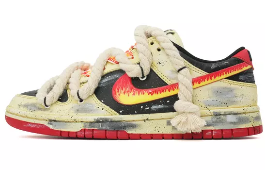 Обувь для скейтбординга Nike Dunk Low унисекс, абрикос
