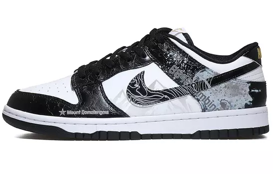 Обувь для скейтбординга Nike Dunk Low унисекс, черный