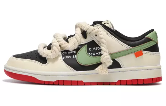 Обувь для скейтбординга Nike Dunk Low унисекс, оливково-зеленый