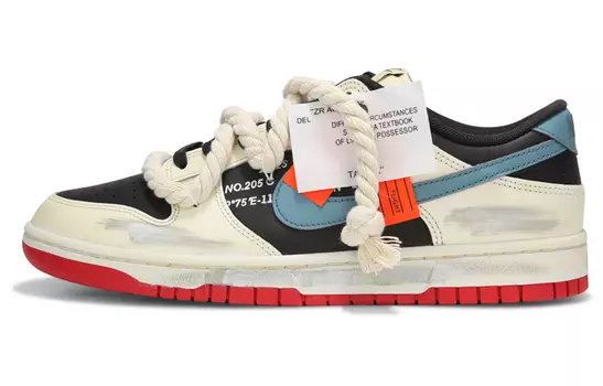 Обувь для скейтбординга Nike Dunk Low унисекс, темно-синий