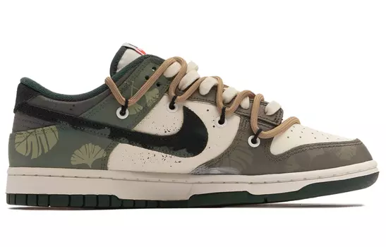 Обувь для скейтбординга Nike Dunk унисекс, Beige/Brown/Green