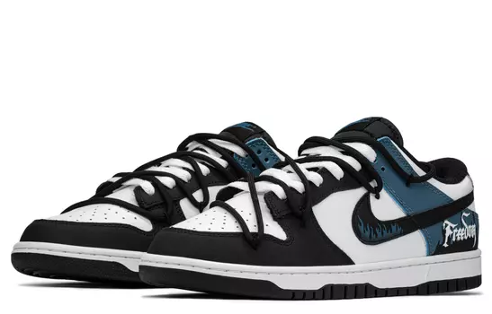 Обувь для скейтбординга Nike Dunk унисекс, Black/Blue