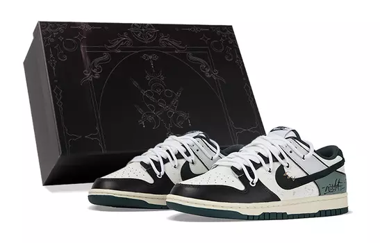 Обувь для скейтбординга Nike Dunk унисекс, Black/Green