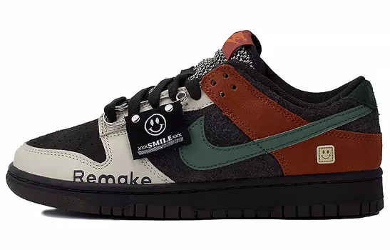 ДУбль Обувь для скейтбординга Nike Dunk унисекс, Brown, black, green