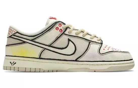Обувь для скейтбординга Nike Dunk унисекс, Milky White