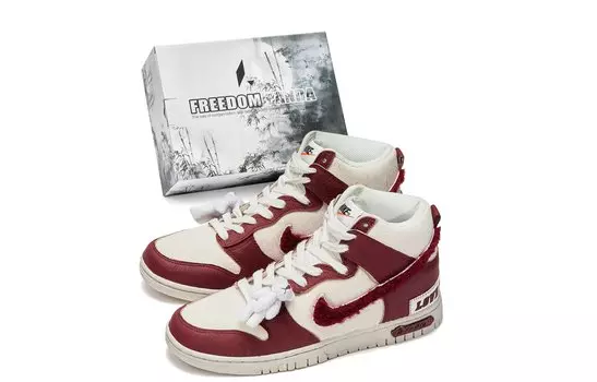 Обувь для скейтбординга Nike Dunk унисекс, Red and White