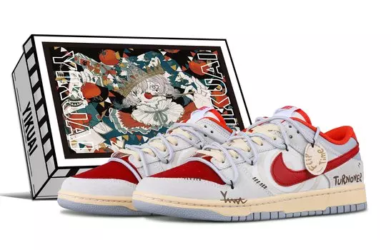 Обувь для скейтбординга Nike Dunk унисекс, Reminiscences of Red