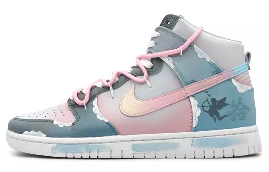 Обувь для скейтбординга Nike Dunk унисекс, Ultra Blue/Fire Orchid