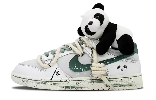 Обувь для скейтбординга Nike Dunk унисекс, White/Gray