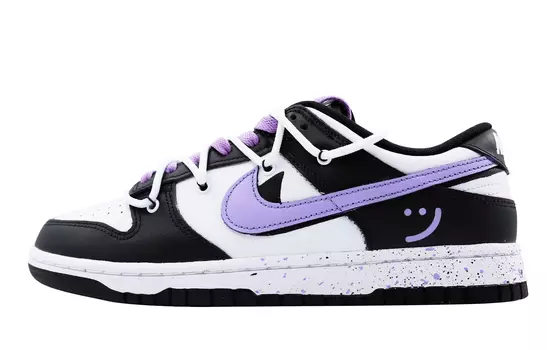 Обувь для скейтбординга Nike Dunk унисекс, White/Bright Concord/True Red/Black