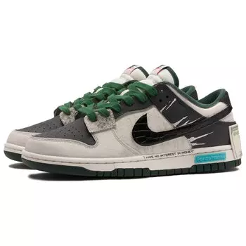 Обувь для скейтбординга Nike Dunk унисекс, White/Green/Black