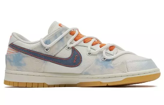 Обувь для скейтбординга Nike Dunk унисекс, White/Cosmic Clay/Dusty Cactus