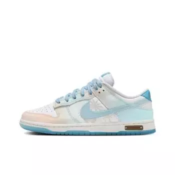 Обувь для скейтбординга Nike Dunk унисекс, White/Blue/Beige