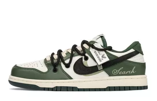 Обувь для скейтбординга Nike Dunk унисекс, White/Green