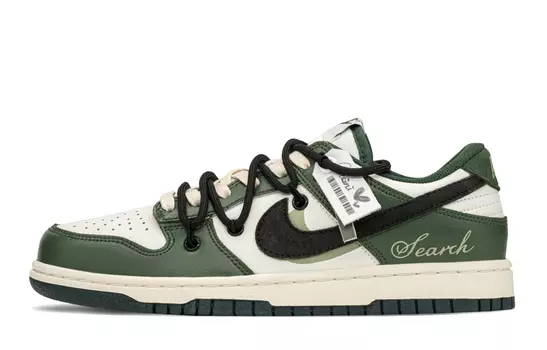 Обувь для скейтбординга Nike Dunk унисекс, White/Green