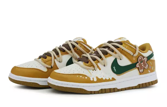 Обувь для скейтбординга Nike Dunk унисекс, Yellow White Green