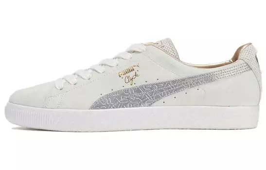 Обувь для скейтбординга Puma Clyde MIJ унисекс, White/Silver