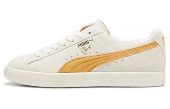 Обувь для скейтбординга Puma Clyde OG унисекс, Off-white citrus orange