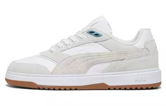 Обувь для скейтбординга Puma Doublecourt унисекс, White/Gray
