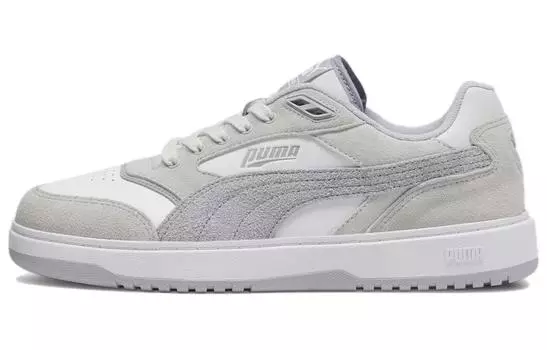 Обувь для скейтбординга Puma Doublecourt унисекс, White/Gray