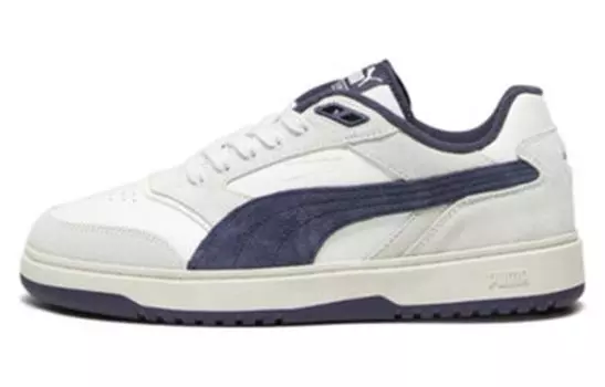 Обувь для скейтбординга Puma Doublecourt унисекс, White - navy blue
