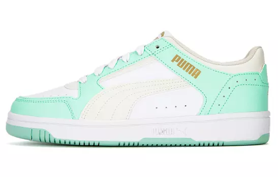 Обувь для скейтбординга Puma REBOUND унисекс, Puma white - gray - mint green - gold