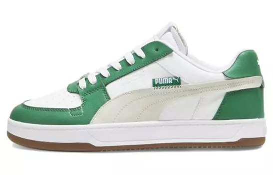 Обувь для скейтбординга Puma унисекс, Sail/Sail/Metallic Gold Grain/Oil Green