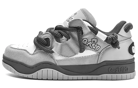 Обувь для скейтбординга Q-AND унисекс, Светло-серый теневой серый