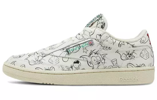 Кроссовки Reebok Club C Tom & Jerry All-Over