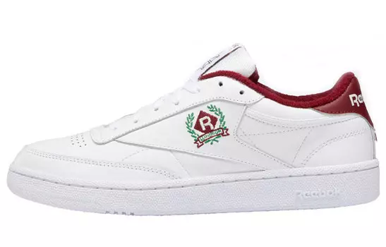 Кроссовки Reebok Club C 85 Crest White Burgundy