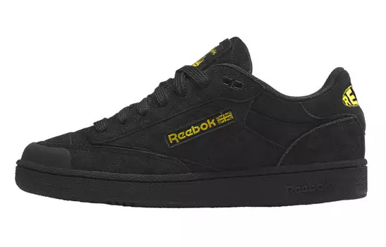 Обувь для скейтбординга Reebok Club C унисекс, Черный желтый