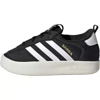Обувь для скейтбординга Samba Kids Preschool Adidas Originals, черный/белый