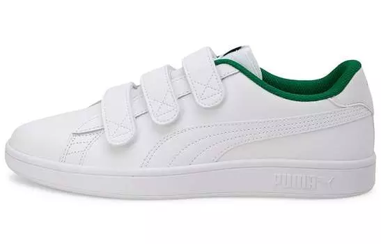 Кроссовки PUMA Smash V2 Skateboard Shoes Unisex Low-Top White Green