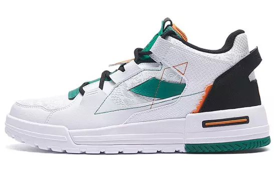 Обувь для скейтбординга Sky Ride Collection, мужская, низкая, белая/зеленая Xtep