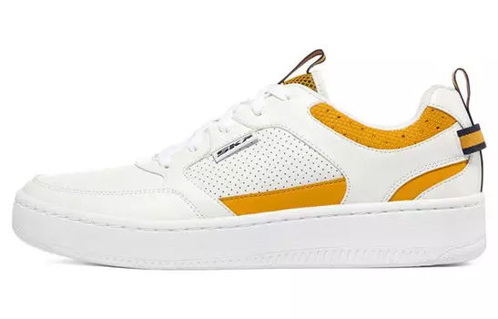 Обувь для скейтбординга Sport Court 92, мужская, низкая, белая/желтая Skechers