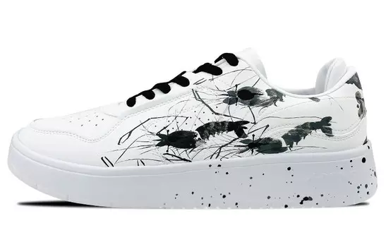 Обувь для скейтбординга Street Player, мужская, низкая, черного/белого цвета Lining