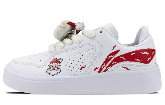 Обувь для скейтбординга Street Player, мужская, низкая, белая/красная Lining